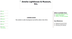 Desktop Screenshot of ameliaislandlighthouse.org