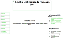 Tablet Screenshot of ameliaislandlighthouse.org